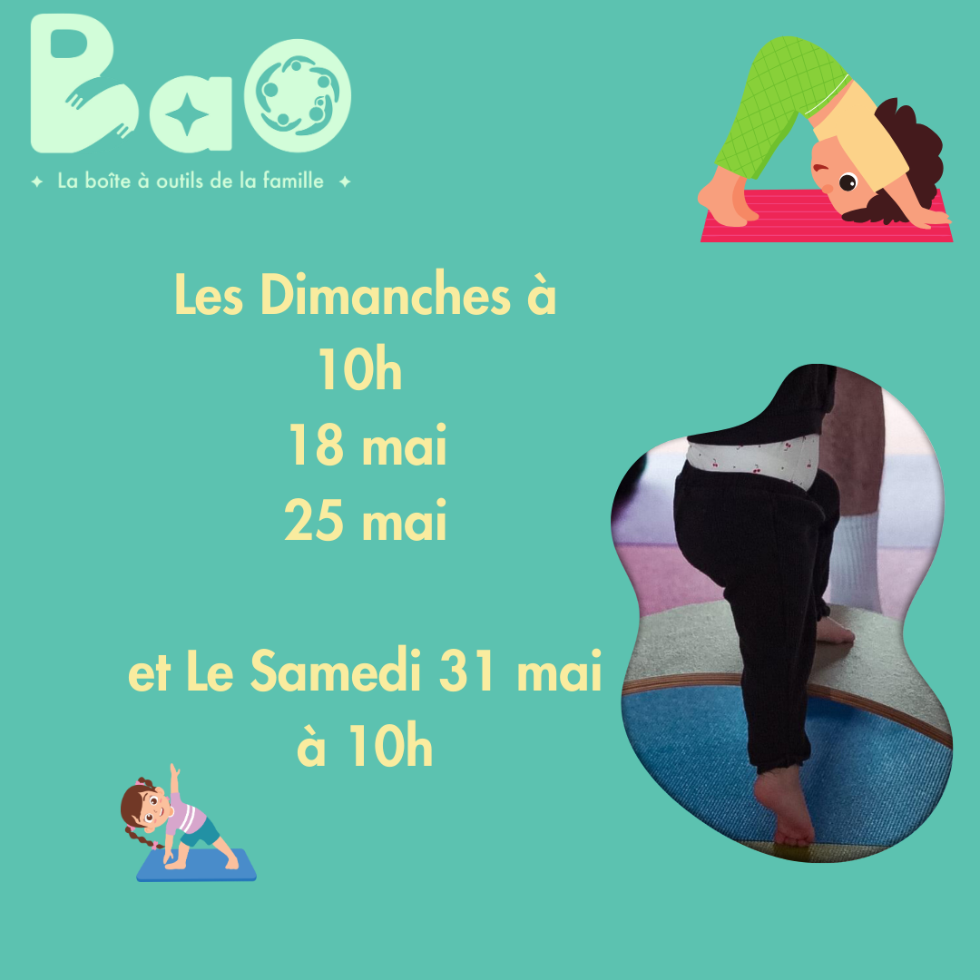 Yoga des tout-petits Parents enfants dès 18 mois