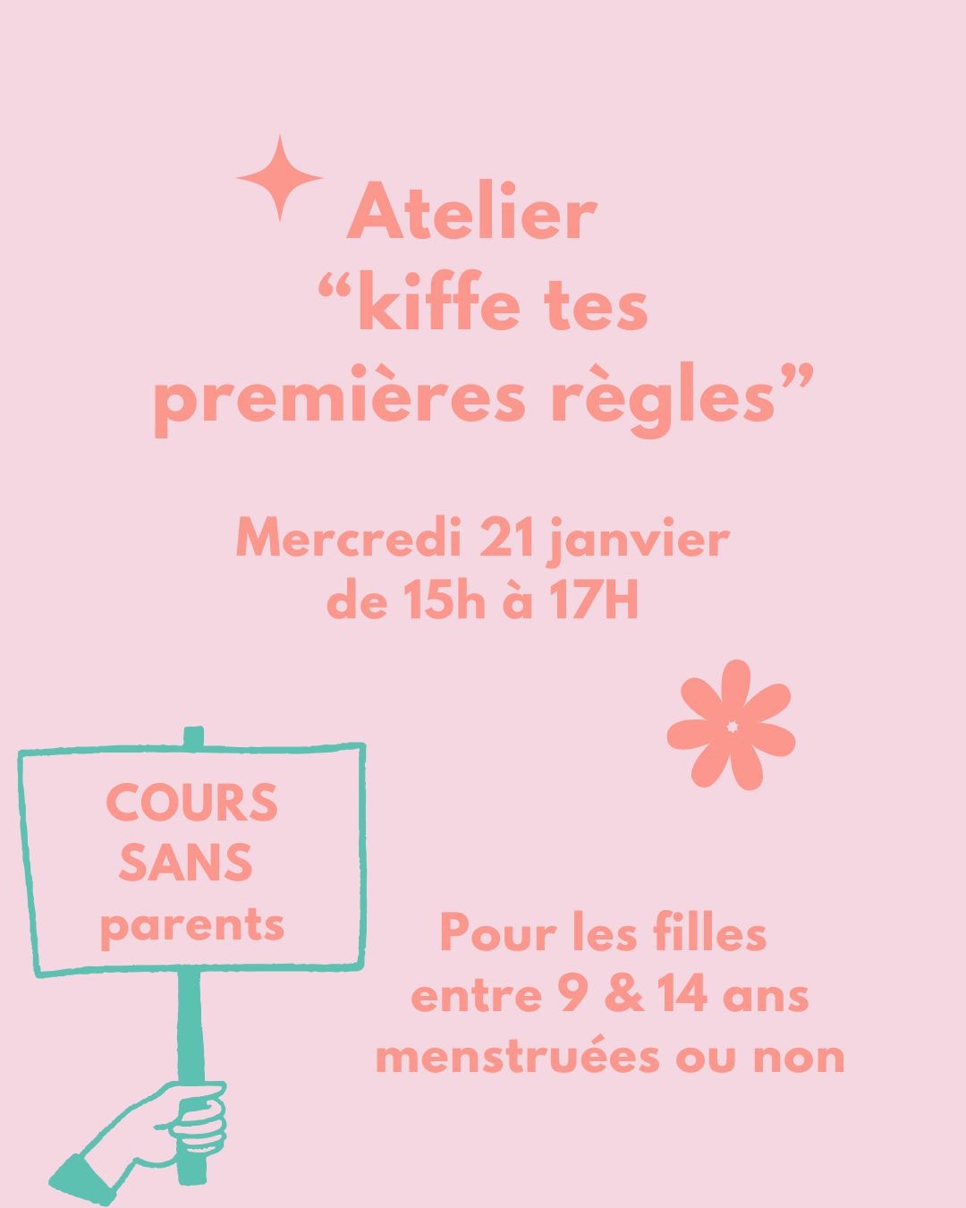 Atelier Kiffe tes premières règles"